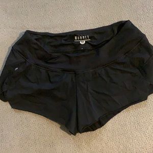 Black NoBull run short - lined